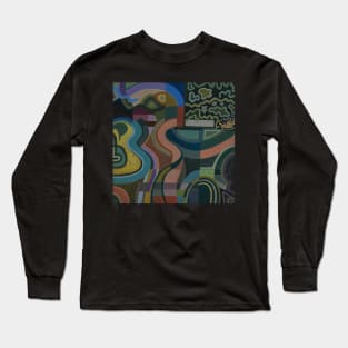 Oxford Landscape Abstract Painting Long Sleeve T-Shirt